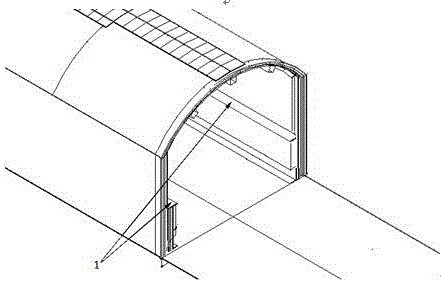 一种隧道高反射内饰材料模型试验系统的制作方法