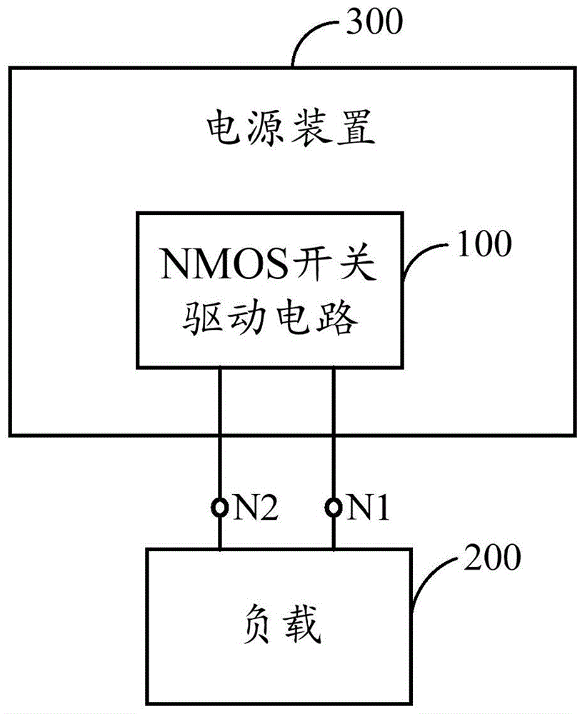 NMOS开关驱动电路及电源装置的制作方法