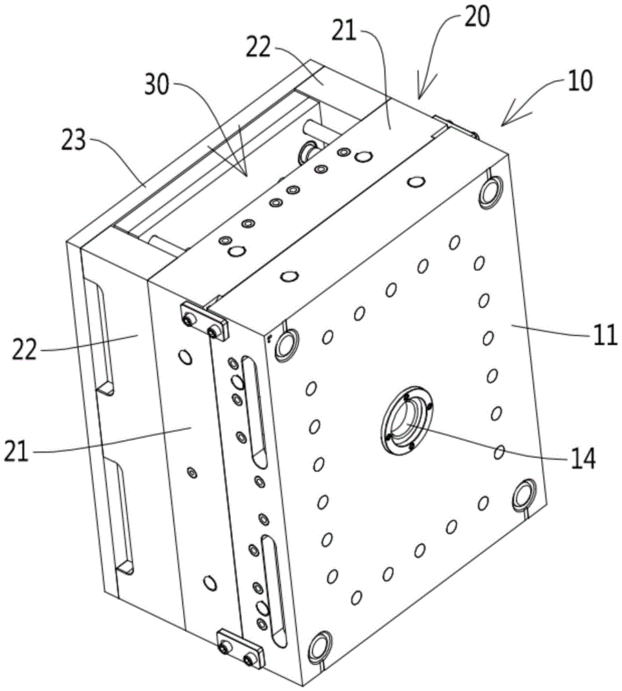 一种拉杆箱前后箱体用通用型注塑模具的制作方法