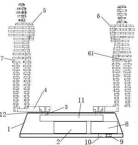 雕塑旋转合体摆件的制作方法