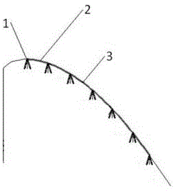 一种坝体的WES曲线形体放样装置的制作方法