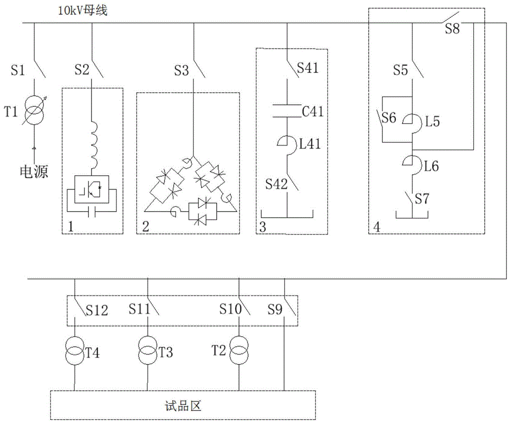 一种柔性交流输电多电压等级测试系统的制作方法