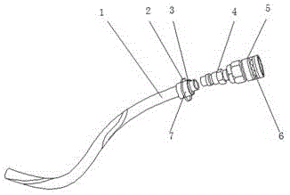 一种汽车橡胶管路的密封结构的制作方法
