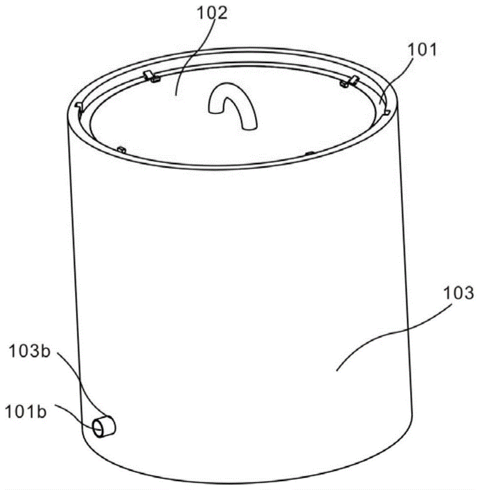 一种便于出料的消泡剂存放桶的制作方法