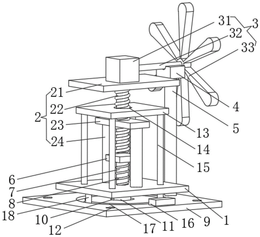 一种立柱式风力发电机组件的制作方法