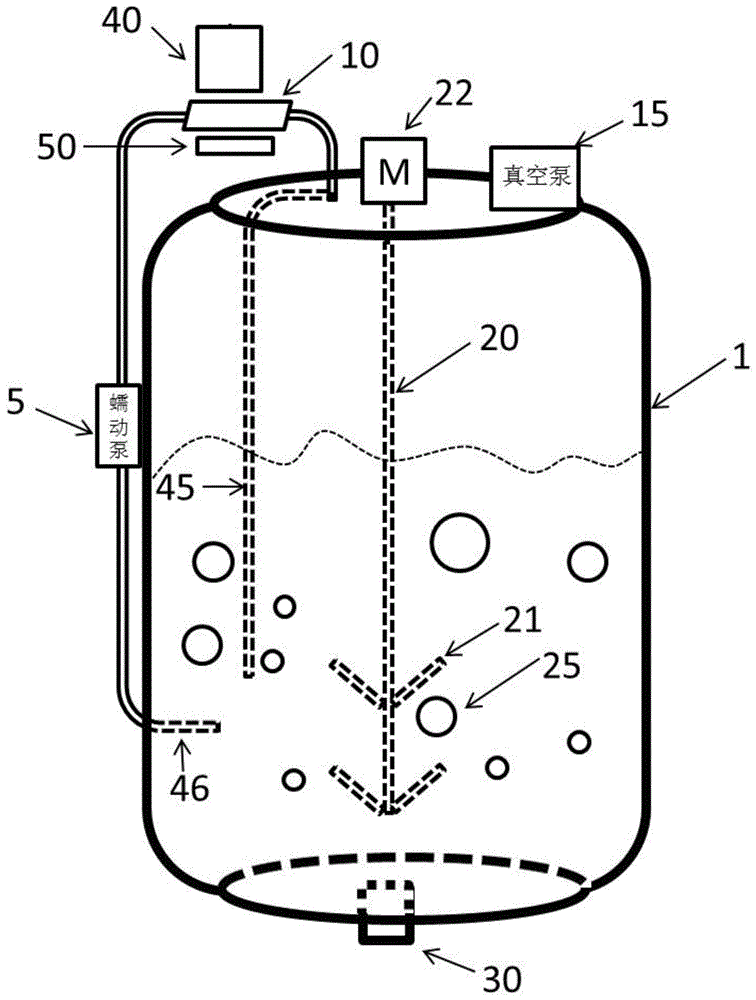 一种去除锂电池浆料气泡的装置的制作方法