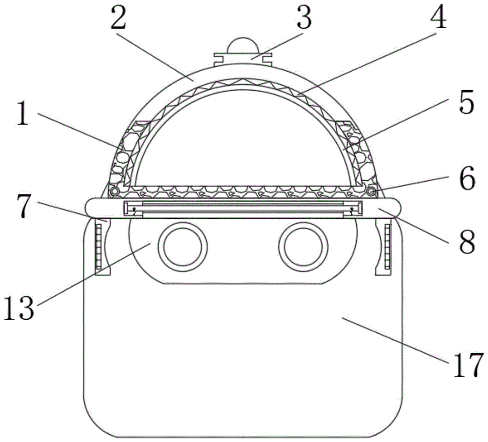 一种基于弱电工程建设用安全防护设备的制作方法