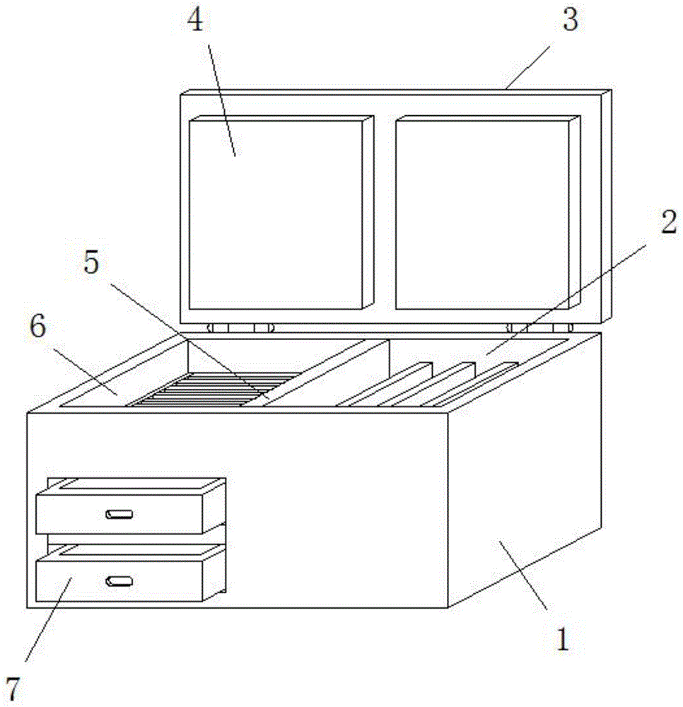 一种肾内科用医疗器械收纳箱的制作方法