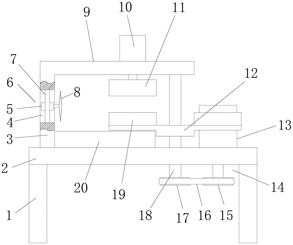 一种圆盘塑料刀具套组注塑模具的制作方法