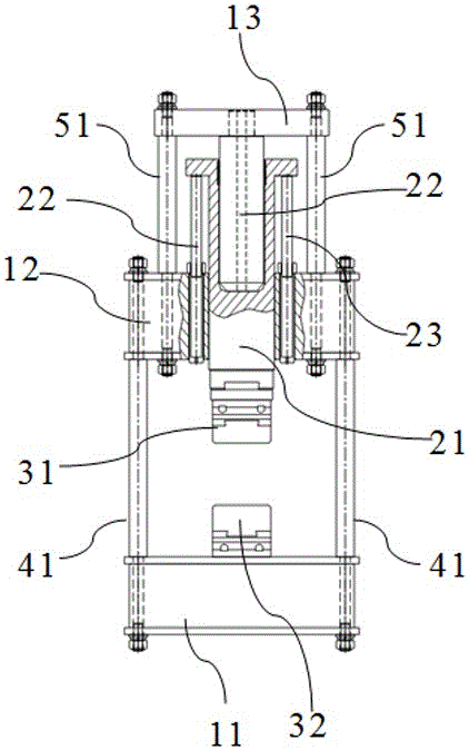 一种三梁八柱缸动式快锻液压机的制作方法