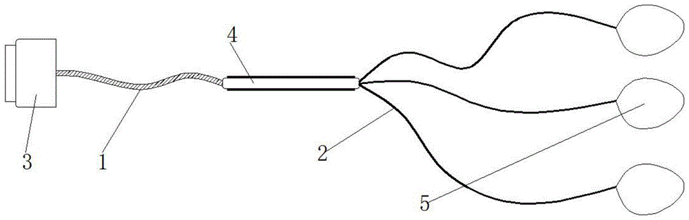 一种一次性心电导联线的制作方法