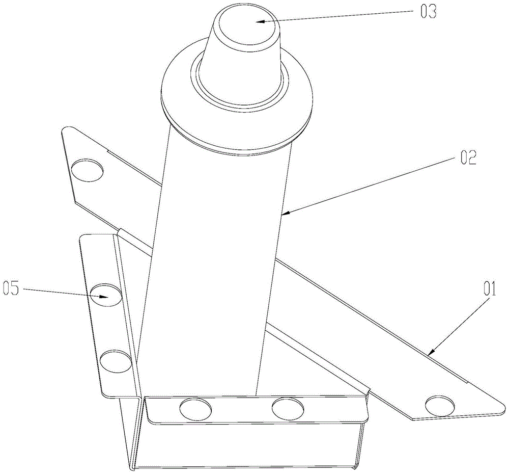 一种结构稳定的脚固定架的制作方法