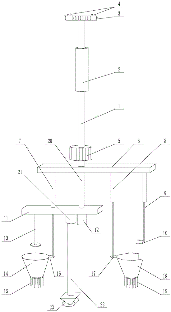 简易烤烟移栽器的制作方法