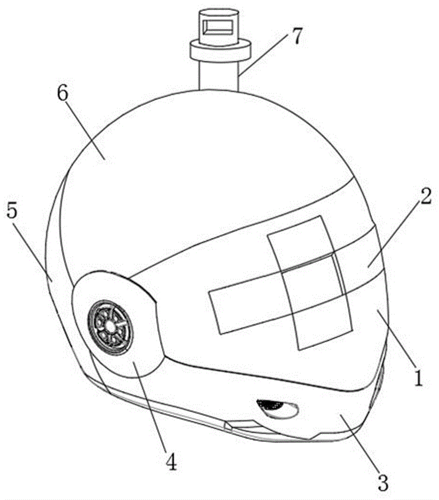 一种汽车铆焊用防护面罩的制作方法