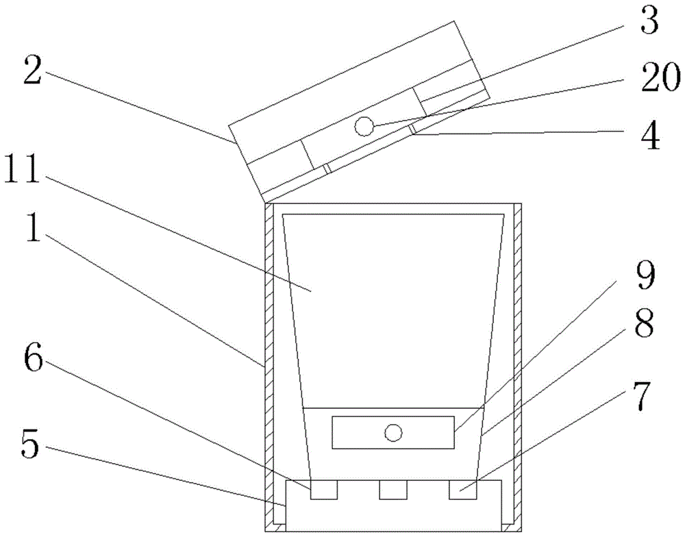 一种家庭厨房用防异味垃圾桶的制作方法