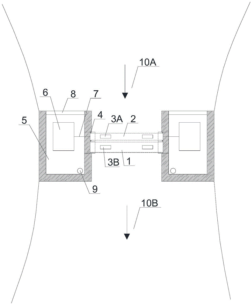 双浮箱式生态取水卷帘闸门的制作方法