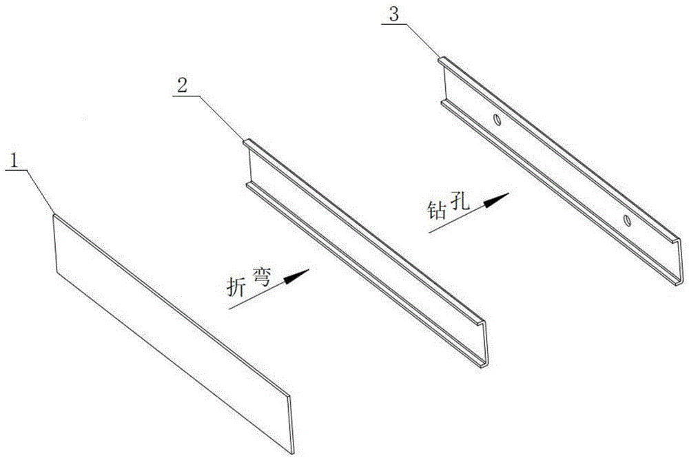 一种实验室通风柜的内置挡风板改进工艺的折弯装置的制作方法