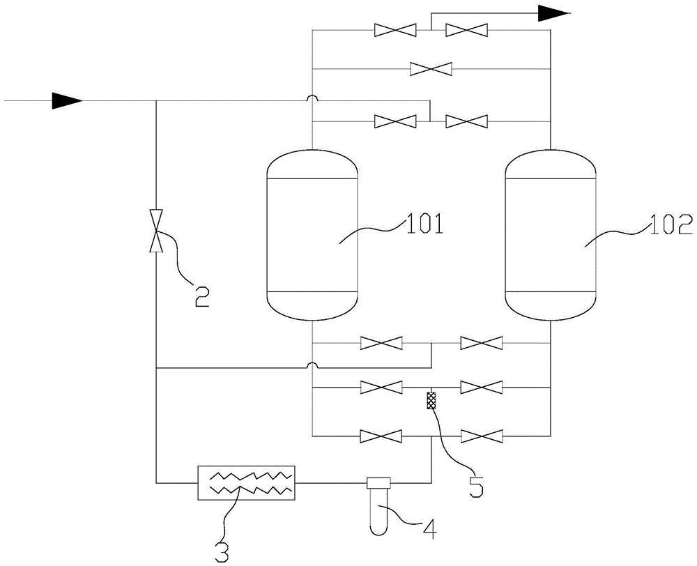 零气耗余热吸附式干燥机的制作方法