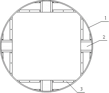 一种钢木结构圆收桌的连接钢圈的制作方法