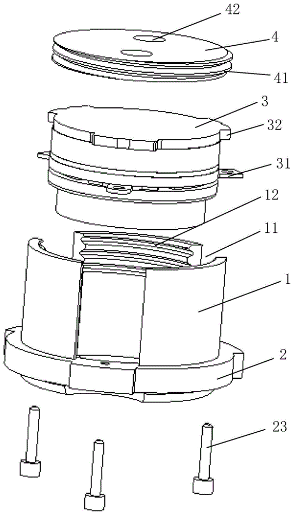 组合式隔离器和环形器的封装结构的制作方法