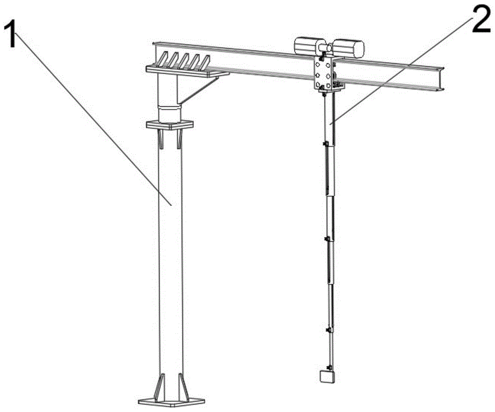 一种可装夹具的多功能悬臂吊装置的制作方法