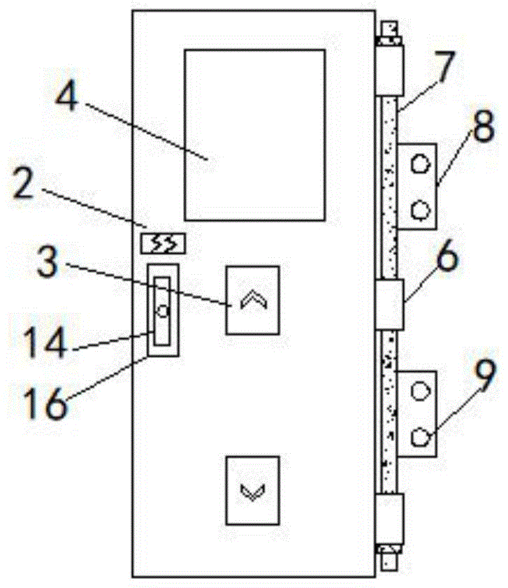 一种电梯按钮面板的安装结构的制作方法