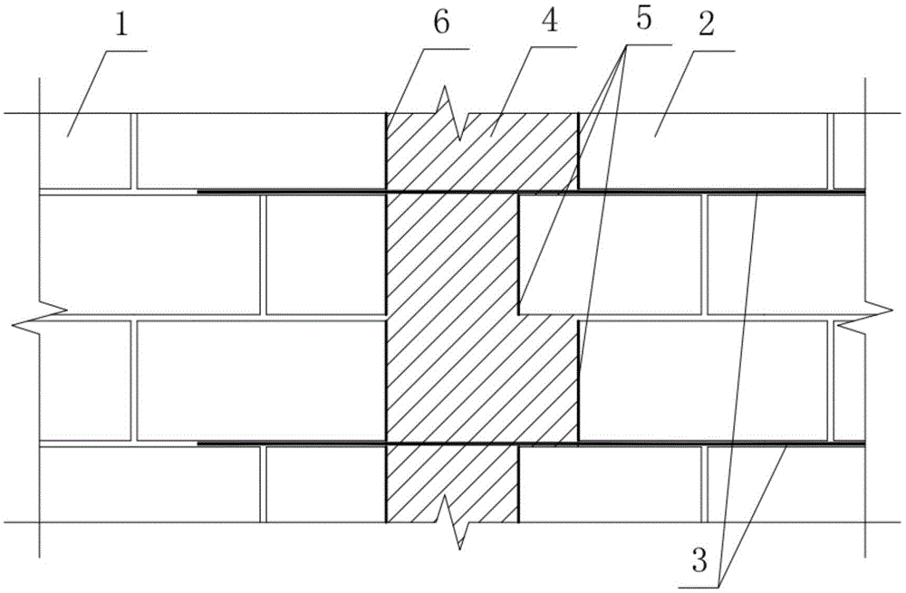 预制砌块砌体式承重墙与填充墙的连接结构及连接方法与流程