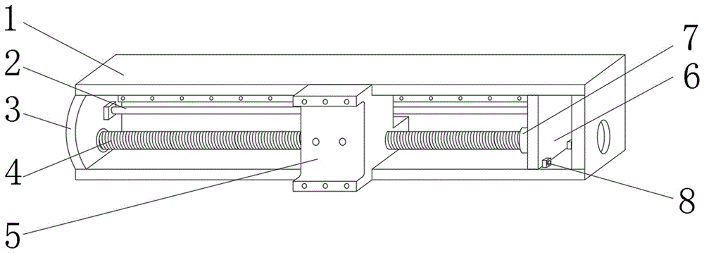 一种用于印刷机的改进型丝杆加紧装置的制作方法