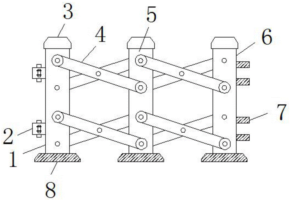 一种建筑用护栏的制作方法