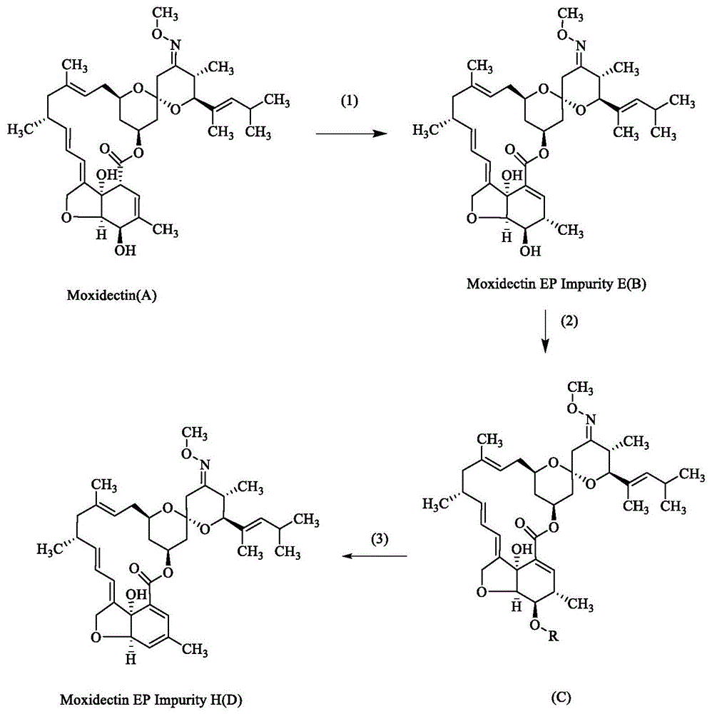 一种莫西菌素杂质的制备方法与流程