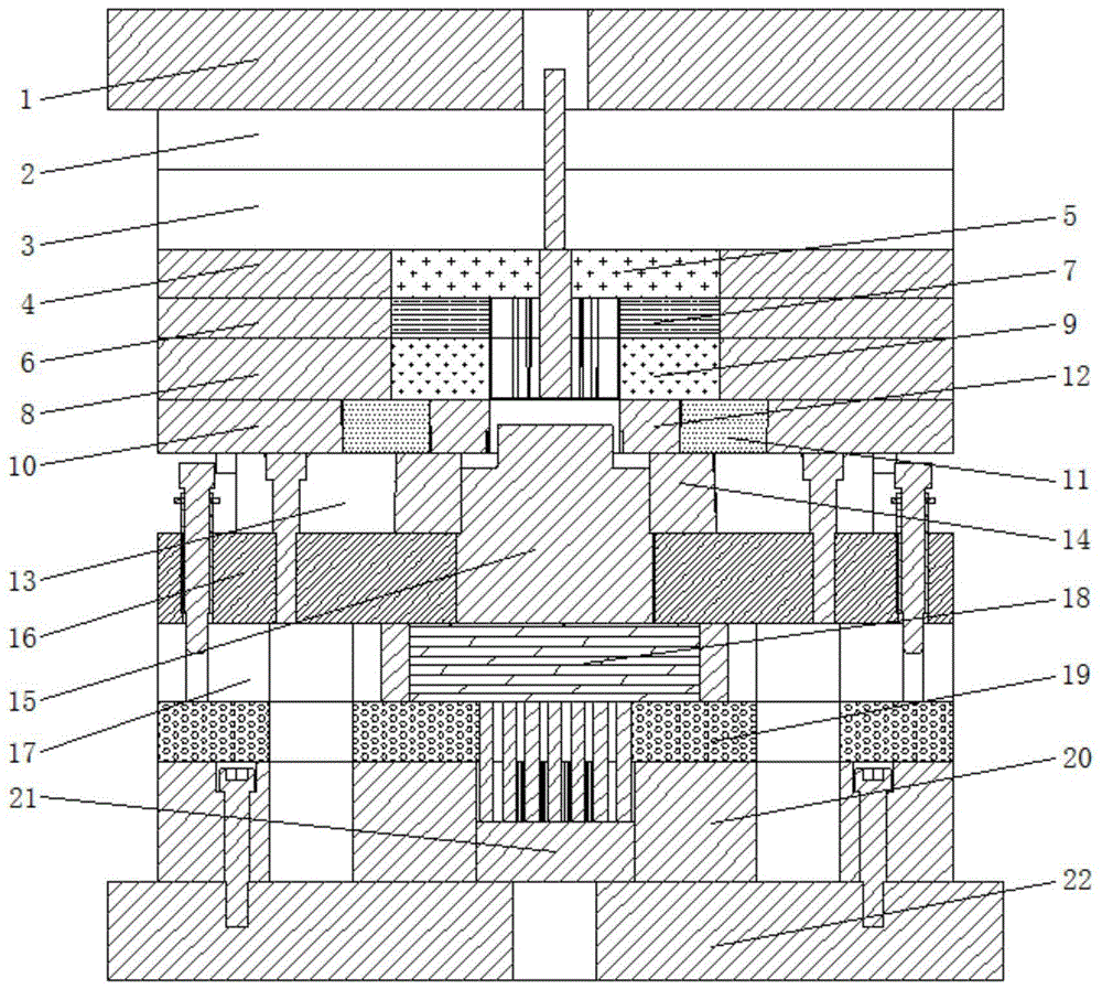 一种冷锻扇叶成型模具的制作方法