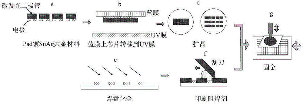 一种微发光二极管的转印方法及微发光二极管显示面板与流程