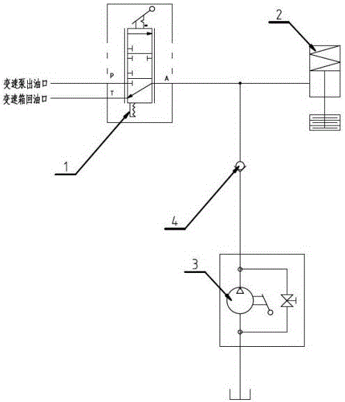 轮式装载机用湿式驻车制动系统的制作方法