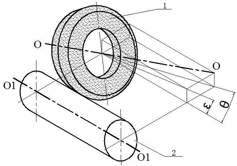 一种圆锥滚子超精研用导辊的磨床的制作方法