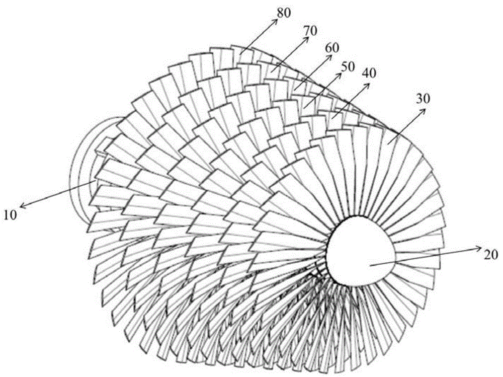 涡轮流量计的多级涡轮的制作方法