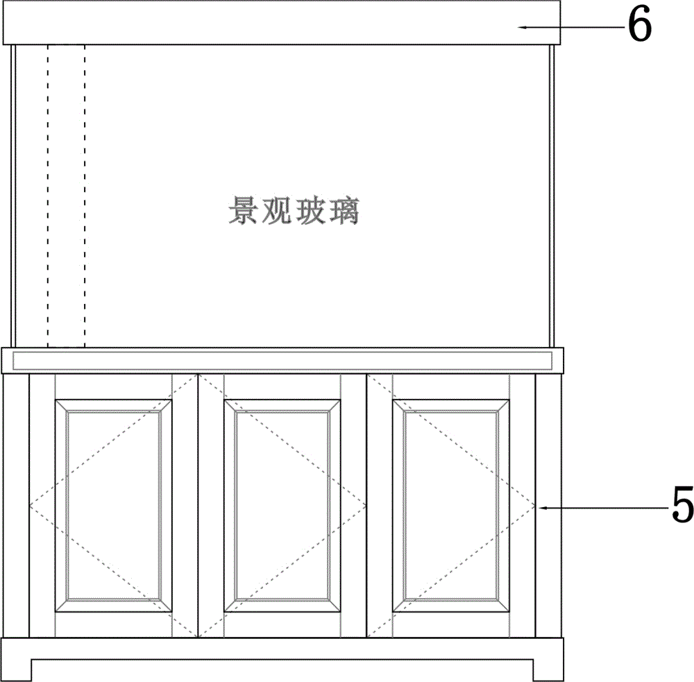 一体式下过滤鱼缸的制作方法