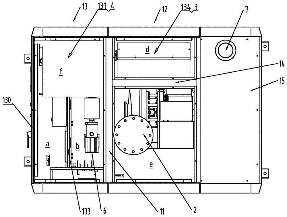 磁悬浮鼓风机箱柜的进气及散热结构的制作方法