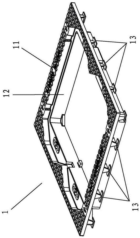 一种固强型井座及其井盖的制作方法