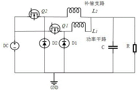 采用宽禁带器件与硅基器件的电流纹波补偿电路及方法与流程