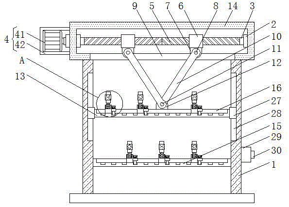 一种自动化纺织机械用纱线筒存放装置的制作方法