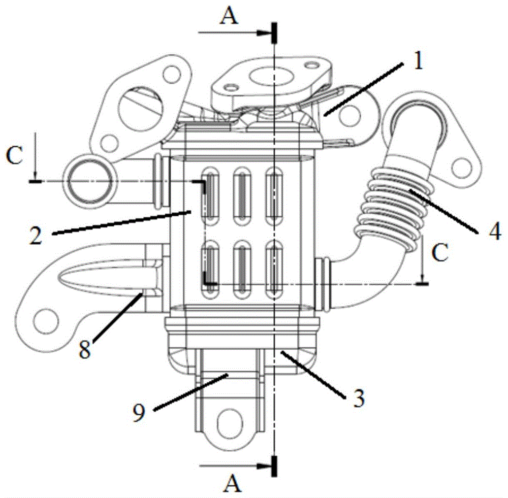 EGR冷却器及带EGR系统的发动机的制作方法