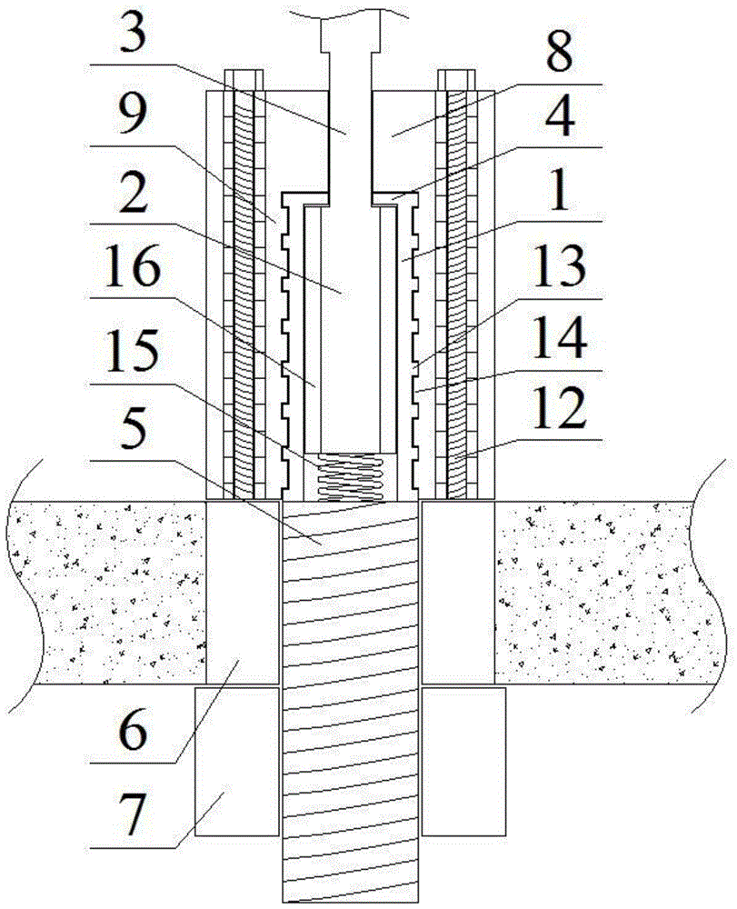 一种桥梁建设用斜拉索安装连接结构的制作方法