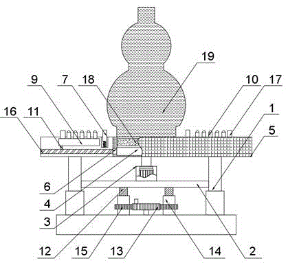 一种古建筑装饰用的葫芦陶瓷的制作方法