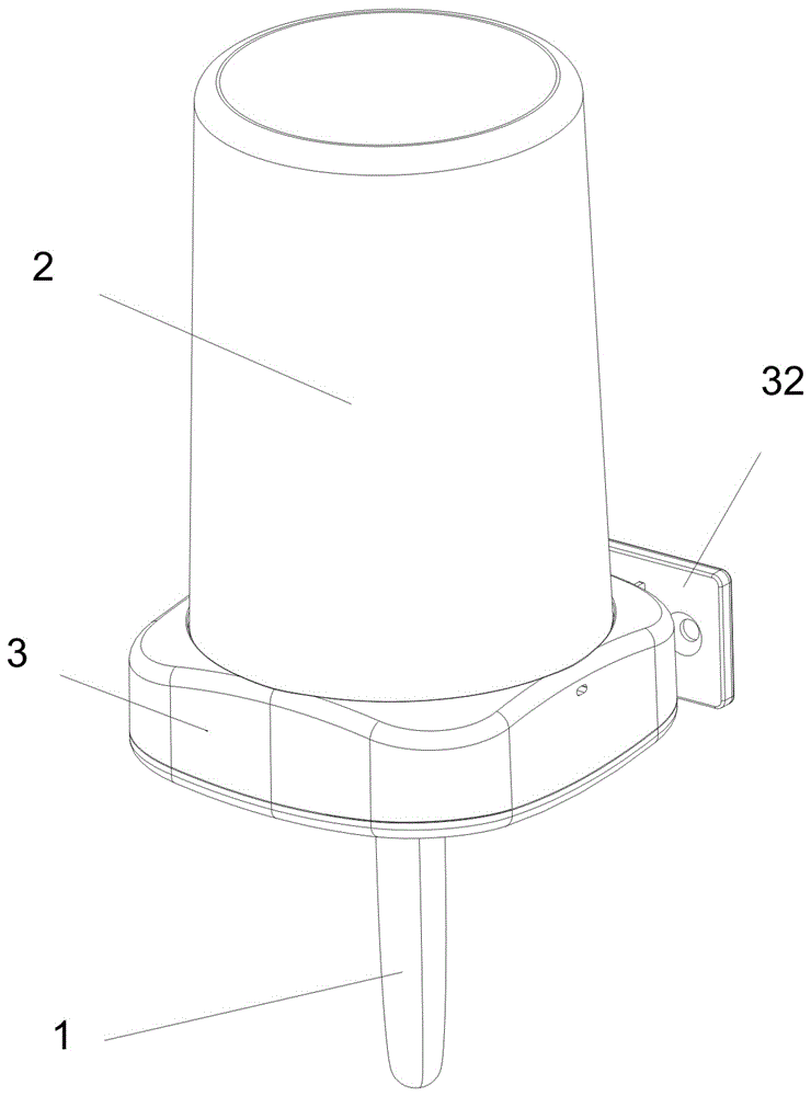 一种便携式牙具消毒器的制作方法