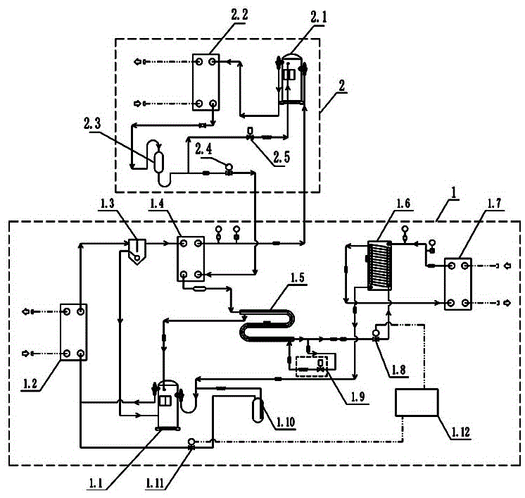 复叠式制冷系统的制作方法