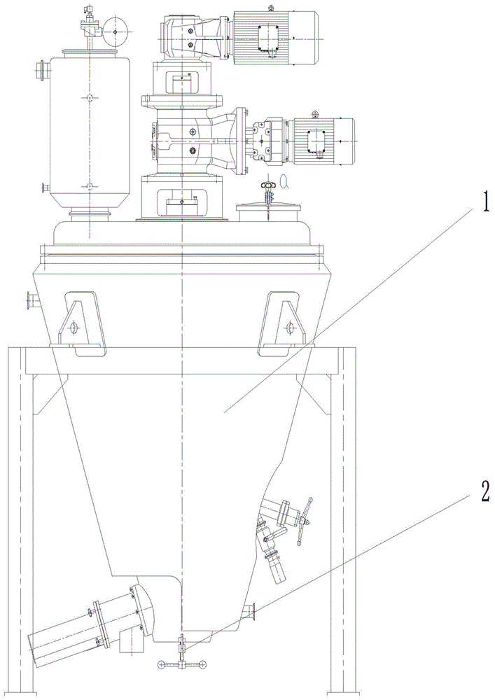 具有取样机构的单锥干燥机的制作方法