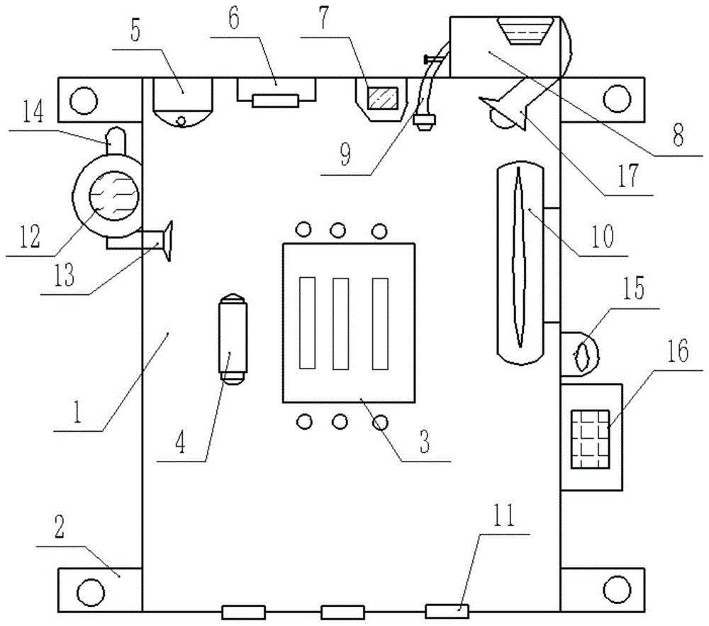 一种楼层间使用的配电柜的制作方法