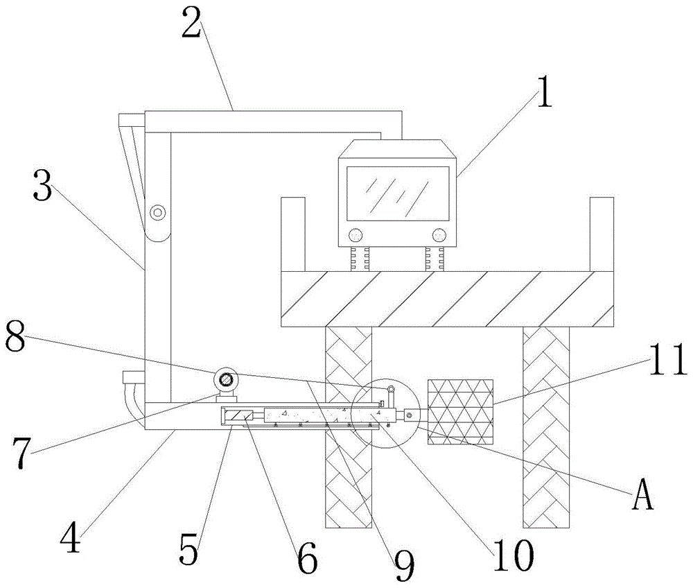 一种桥梁倾斜检测车的制作方法