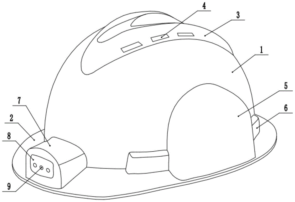一种多功能智能安全帽的制作方法