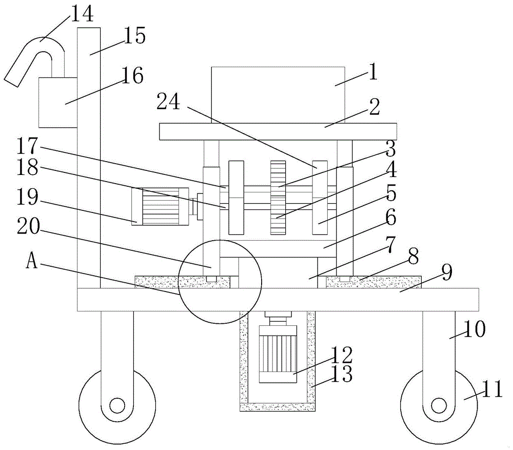 一种双轮式移动焊接机的制作方法